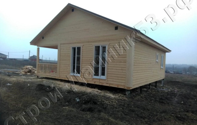 2 Брусовой дом ОД-11, 9×9, 81 м², Тульская область, Киреевский район, село Дедилово (14)